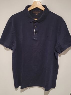 Michael Kors Men’s Navy Polo Shirt Size Large